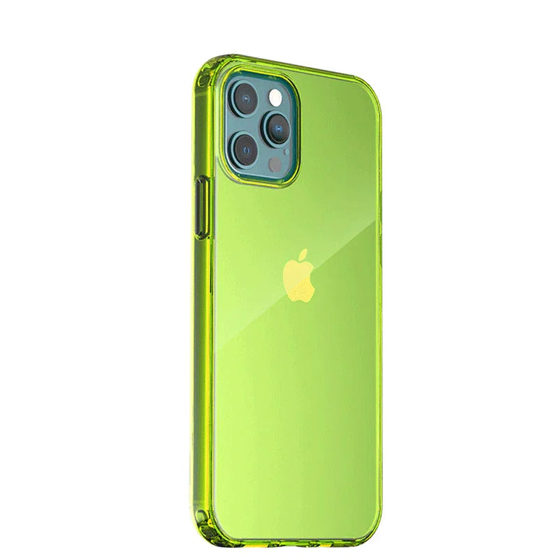 Araree Duple Case For iPhone 12 & 12 Pro - Neon Yellow - Tashqila Araree Duple Case For iPhone 12 & 12 Pro - Neon Yellow - Tashqila